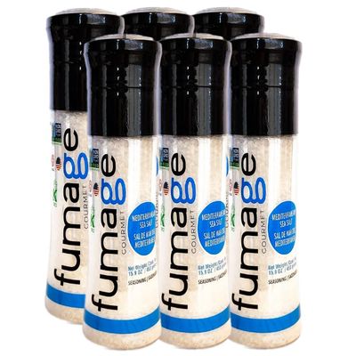 6-Pack Fumage Sea Salt. 15.29 Oz. NON-Gmo Certified