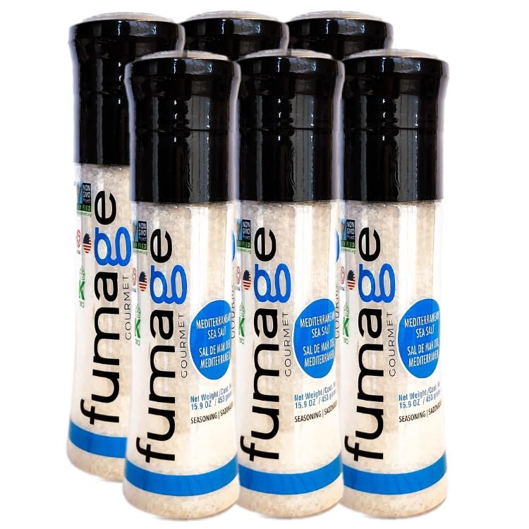6-Pack Fumage Sea Salt. 15.29 Oz. NON-Gmo Certified