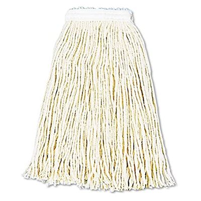 212 Main BWK 16 oz Premium Cut-End Wet MOP Heads - White, Cotton - 12 per Case