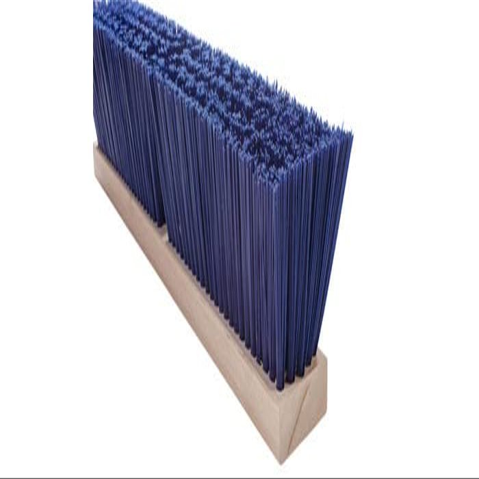 212 Main 24 in. Poly Street Broom with Flex Sweep, Blue