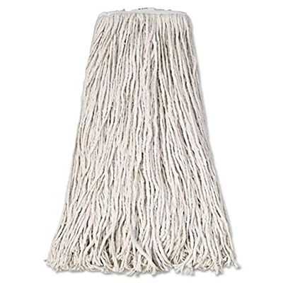 212 Main BWK 32 oz Premium Saddleback MOP Head - White, Cotton Fiber - 12 per Case