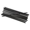 212 Main 5.25 Inch Single-Tube Stir-Straws, Black view 1