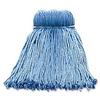 212 Main Screw-Type Cut End Wet Mop Head - Blue view 1