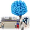 Duster with 6 FT Extension Pole - Medium Bristle Brush for Ceiling, Wall, and Indoor/Outdoor Cleaning, Lightweight Stainless Steel (6 FT) view 1