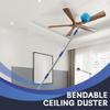Duster with 6 FT Extension Pole - Medium Bristle Brush for Ceiling, Wall, and Indoor/Outdoor Cleaning, Lightweight Stainless Steel (6 FT) view 3