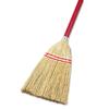 212 Main 39 in. Corn Fiber Bristles Lobby & Toy Broom Red & Yellow view 1
