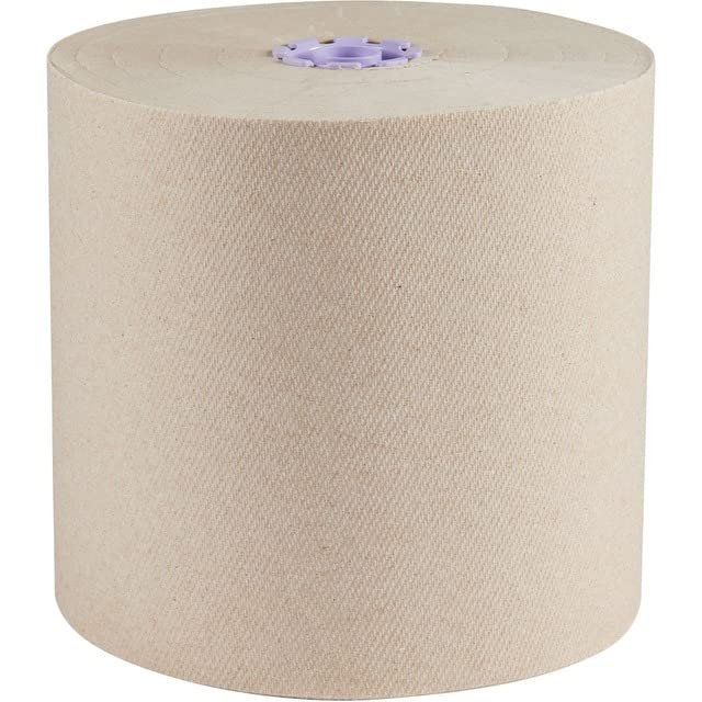 212 Main Essential 100 Percentage Recycled Fiber Hard Roll Towel, Brown