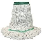 212 Main Narrow Band Looped-End Mop Heads, White