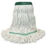 212 Main Narrow Band Looped-End Mop Heads, White