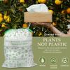 13 Gallon Compostable Trash Bags  Extra Strong, Drawstring Kitchen Bags (30 Count, White) | Leak-Proof, BPI & TUV Certified, Home Compostable  Evergreen by The Gardener's Daughter view 3