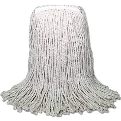 212 Main 16 oz Cotton Cut-End Banded Mop Head, White - 1.25 in. - 12 Per Carton