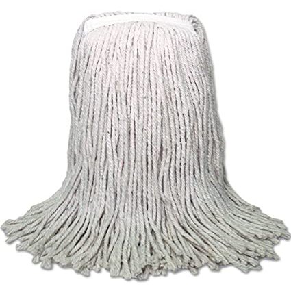 212 Main 16 oz Cotton Cut-End Banded Mop Head, White - 1.25 in. - 12 Per Carton