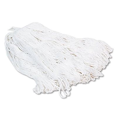 212 Main BWK 24 oz Pro Loop Web & Tailband Wet Rayon Mop Head - White