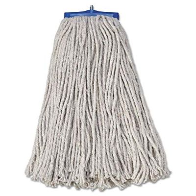 212 Main BWK 20 oz Economical Lie-Flat MOP Head - White, Cotton Fiber - 12 per Case