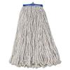 212 Main BWK 20 oz Economical Lie-Flat MOP Head - White, Cotton Fiber - 12 per Case view 1