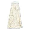 212 Main 16 oz Cut End Lie Flat Wet Cotton Mop Head - White, 12 per Case view 1