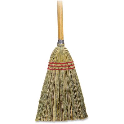 212 Main Wood Lobby Corn & Fiber Broom - Natural