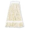 212 Main 24 oz Cotton Pro Loop Web & Tailband Wet Mop Head White view 1