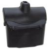 212 Main Lobby Pro Upright Dust Pan w/Cover 12 1/2''W Plastic Pan/Metal Handle - Black view 1