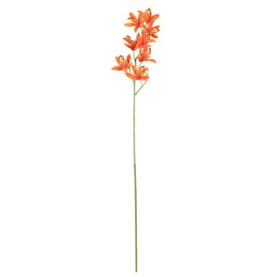 212 Main 32 inch Orange Orchid Stem