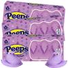 Sweetzo Peeps Chicks Marshmallows, Easter Basket Stuffers, 5 in Each Classic Candies, (Pack of 3) (Purple)