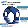 AVCOO Wisdom Teeth Ice Pack Head Wrap with Aluminum Foil Layer for Longer Cold Therapy, Jaw Ice Pack for Face with Ear Cutout Design for Snug Fit, 4 Reusable Ice Bags for Facial Oral Surgery, TMJ Pain view 3