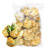 250G Dried Pineapple No Sugar Added Chips - Dehydrated Pine-apples Flowers Cocktail Garnish - Edible Pia Slices Dry Fruit Freeze Natural Dehydrated Fruit for Cake/Drink/Baking view 1