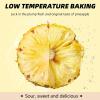 250G Dried Pineapple No Sugar Added Chips - Dehydrated Pine-apples Flowers Cocktail Garnish - Edible Pia Slices Dry Fruit Freeze Natural Dehydrated Fruit for Cake/Drink/Baking view 3