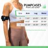 Pumpcases Insulin Pump Adjustable Arm Band for 630G, 670G, or 780G | Lavender Neoprene Diabetic Case, Non-Slip, No-Magnet | Assembled in USA (Small) view 4