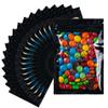 100Pcs Holographic Packaging Bags, Clear Foil Food Storage Bags Smell Proof Resealable Bags for Food Storage Jewelry Candy Storage Bags(Holographic Black,3 * 3.1in) view 1