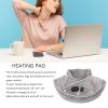 ZJchao Heating Pad for Neck and Shoulders, 3 Level Temperature Adjustment Massage Mode Electric Heat Pad for Neck Shoulders Sable Fabric Electric Heated Neck Wrap for Home and Office view 3