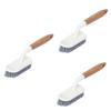 Mobestech 3pcs Bathroom Cleaning Brush Sturdy Bristles for Scrubbing for Tiles Floors and Grout Cleaning Household and Commercial Spaces view 1