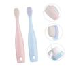 Mobestech 6pcs Soft Bristled Toothbrush Adorable for Boy Girl and Toddlers Safe Material Gentle Gums Design Red view 4