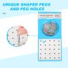 YPCBYNBS Grooved Pegboard for Rehabilitation, Physical Therapy and Occupational Tharepy, Dexterity Test to Improve Visual Motor Coordination & Finger Dexterity view 3