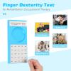 YPCBYNBS Grooved Pegboard for Rehabilitation, Physical Therapy and Occupational Tharepy, Dexterity Test to Improve Visual Motor Coordination & Finger Dexterity view 4