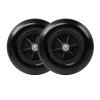 1 Pair 8 Inch Electric Wheelchair Tires, 200x50 Inflatable/Solid Rubber Wheelchair Front Wheels with 5/16" (8 mm) Bearing (Size : 200X50(8"X2") A) view 1