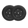 1 Pair 8 Inch Electric Wheelchair Tires, 200x50 Inflatable/Solid Rubber Wheelchair Front Wheels with 5/16" (8 mm) Bearing (Size : 200X50(8"X2") B) view 1