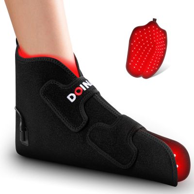 Doinart Red Light & Infrared Therapy for FeetInfrared Light Therapy Feet for Neuropathy Shoe Wraps Toes & Ankle, Infrared Foot Therapy with Pulse Mode