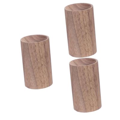 Gatuida 3pcs Wood Diffuser Car-Mounted Perfume Diffuser for Walnut Design Refreshing Air for Car Bedroom Decor