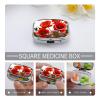 Pill Box Small Pill Boxs for Travel Pill Organizer Poppy Flowers Vivid Petals Pill Case Portable Medicine Organizer with Mirror 2 Compartment Pill Organizer for Purse Pocket view 4
