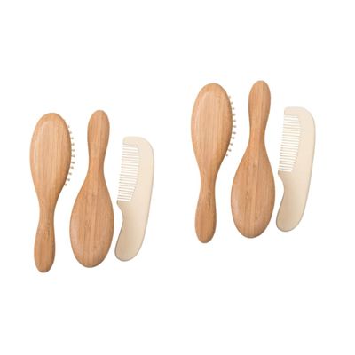 Housoutil 6pcs Bathing Tools Brush and Bath Brush for Boy Girl Gentle Scalp Massage Comfortable Comb for Newborn Hair Care and Cleaning