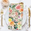 80Pcs Floral Guest Napkins Watercolor Rose Flower Disposable Paper Napkin Spring Hand Napkin for Wedding Bridal Shower Bathroom view 3