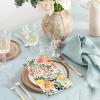 80Pcs Floral Guest Napkins Watercolor Rose Flower Disposable Paper Napkin Spring Hand Napkin for Wedding Bridal Shower Bathroom view 4