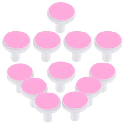 FOMIYES 12pcs Electric Nail Trimmer Pads Replacement Heads for Adult Electric Nail Files Efficient Grinding for Safe Fingernail and Toenail Care Compatible Grinders