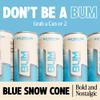 BUM Sugar-Free Energy Drink, Blue Snow Cone - Lightly Carbonated & No Artificial Colors, Natural Caffeine & Citicoline for Energy & Focus, Brain Boost & Workout Sports Beverage - 12 oz, Pack of 12 view 2