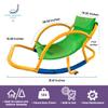 Bright Autism Rocking Chair for Kids (3-8 Years) - Sensory Rocker for ADHD and Special Needs. Great Therapy Tool for Calming Senses. for Sensory Room, Daycare and Playground. Indoor and Outdoor Play view 2