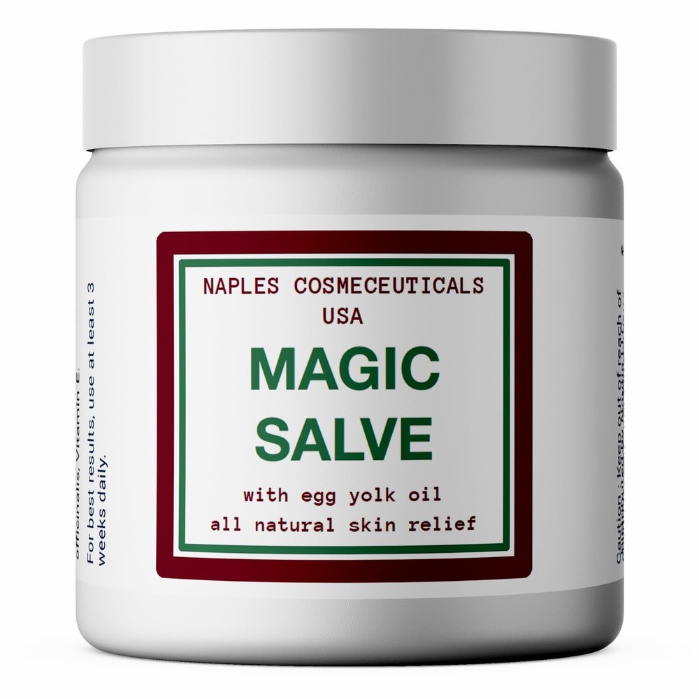 Magic Salve, Boils, Abscesses, Hidradenitis Suppurativa Cream Anal Fissures Wound Care Effective for Painful, Irritated, Infected, Open, Dry Cracked Skin Advanced Relief with Egg Yolk Oil Made in USA