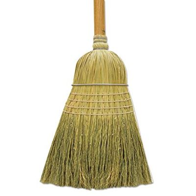 212 Main BWK 100 Percentage Corn Warehouse Brooms Black & Natural - 60 in. - 6 Per Carton