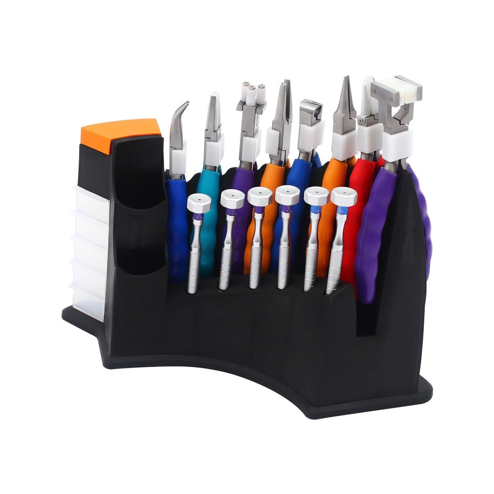 BFDIEEM Deluxe 14pcs Optical Eyeglass Repair Tool Kit Stainless Steel Glasses Repair Set with 8 Pliers and 6 Screwdrivers