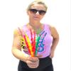 Zugar Land Crazy Loop Drinking Straws (10.5") Coloful Plastic Loopy Party Straws for Party Favors for Kids, Supplies for Birthday, Wedding, Baby Shower (12 Pack) view 3